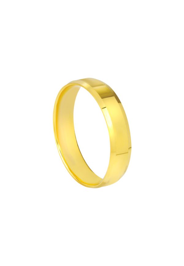 TOMEI Simply Plain Xi De Ring, Yellow Gold 916 Sale