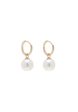 TOMEI Souly Bewitched Pearl Earrings, White Yellow Gold 585 (E802) Online Sale