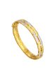 TOMEI Dual-Tone Loop-Link Bangle, Yellow Gold 916 Cheap