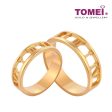 TOMEI Endless Love Couple Rings, Yellow Gold 916 For Sale