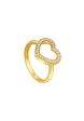 TOMEI Matters of the Heart Ring, Yellow Gold 916 Online Sale