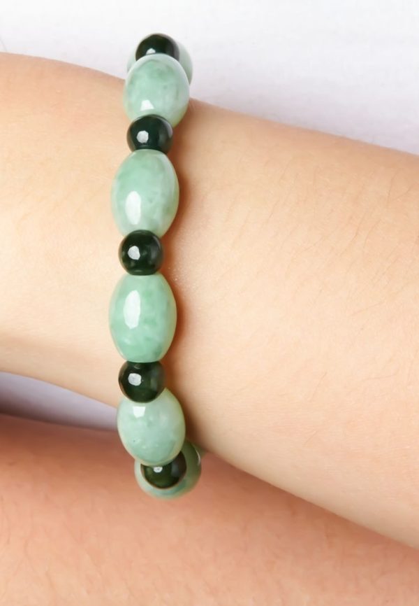 Tomei Palace Grace Mixed Green Jade Bracelet Online Sale