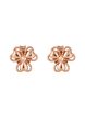 TOMEI Rouge Collection Clover Earrings, Rose Gold 750 Sale