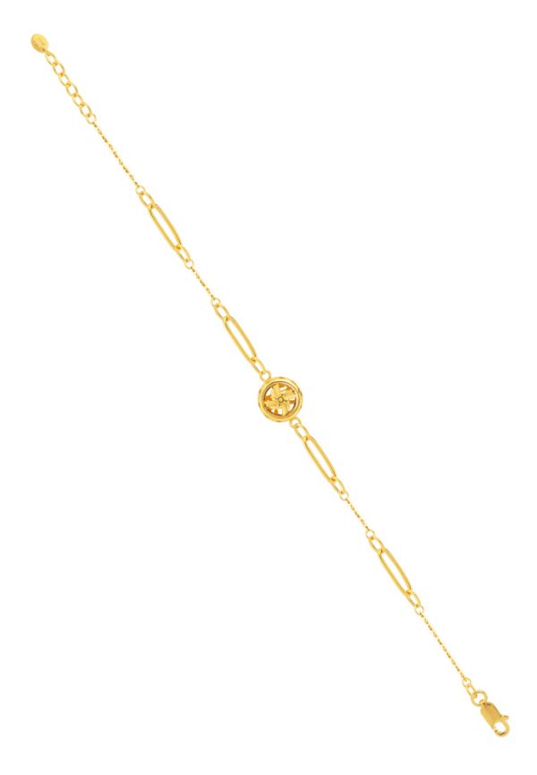 TOMEI Fortune Turns Bracelet, Yellow Gold 916 Hot on Sale