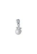 TOMEI Pearl Pendant, White Gold 375 For Sale