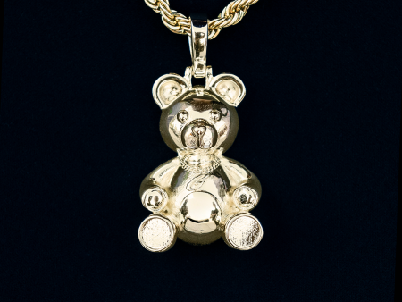 Bear Pendant in Yellow Gold Hot on Sale