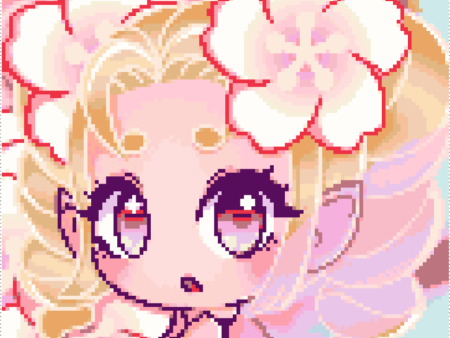 Shariki Sakura | Pixel Charted on Sale