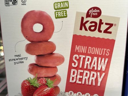 Strawberry Mini Donuts By Katz Online Sale