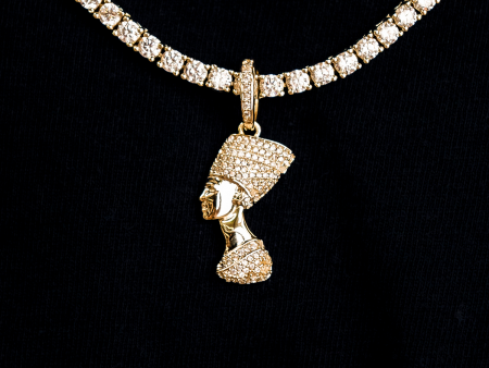 Iced Nefertiti Pendant Fashion