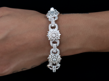 Star Mariner Bracelet in White Gold- 16mm Online Hot Sale