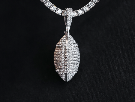 Iced Football Pendant Sale