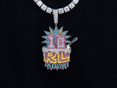 Rolling Loud Miami Birthday Cake Pendant Online Sale