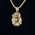 Iced Lion Pendant Online now