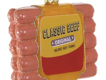 Glass Ornament - Packaged Hot Dogs For Cheap