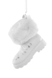 Glass Ornament - Apres Ski Boot White Online Hot Sale