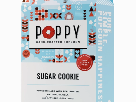 SIDEWALK SALE ITEM - Poppy Popcorn Box - Sugar Cookie Online Sale