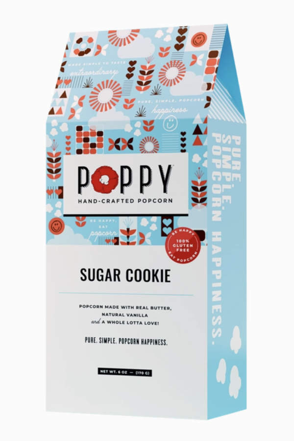 SIDEWALK SALE ITEM - Poppy Popcorn Box - Sugar Cookie Online Sale