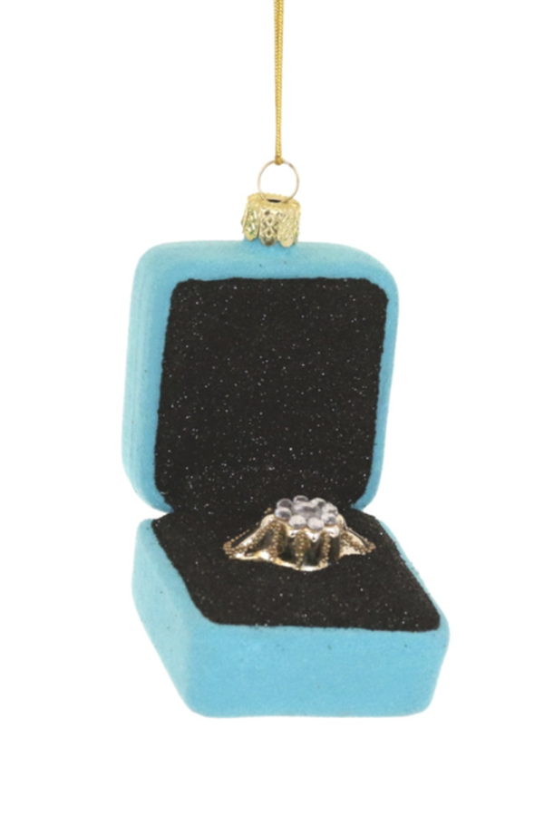 Glass Ornament - Ring in Presentation Box Online now