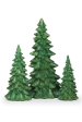 Sparkly Glitter Tree Figure - Green Supply