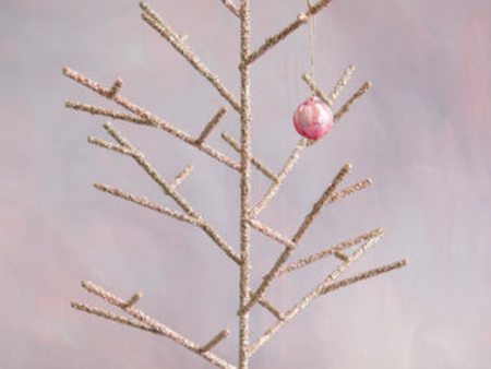 Hard Pink Glitter Display Tree Sale