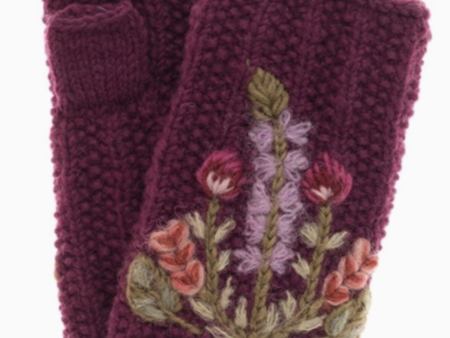 Meadow Handwarmer - Plum Hot on Sale