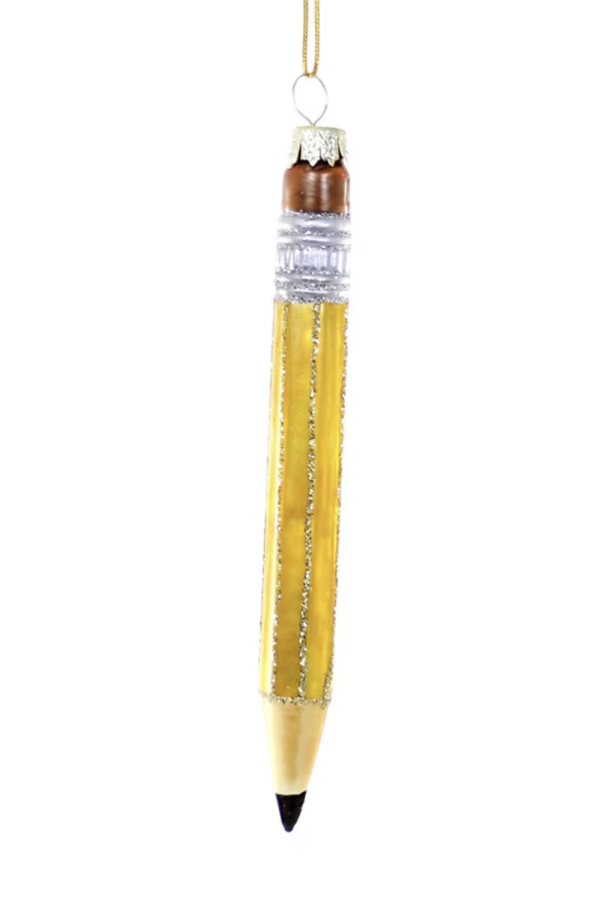 Glass Ornament - Favorite Pencil Online