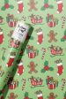 Trendy Wrapping Paper - Traditional Christmas Discount