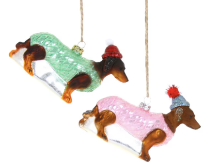 Glass Ornament - Doxin Dachshund Online now