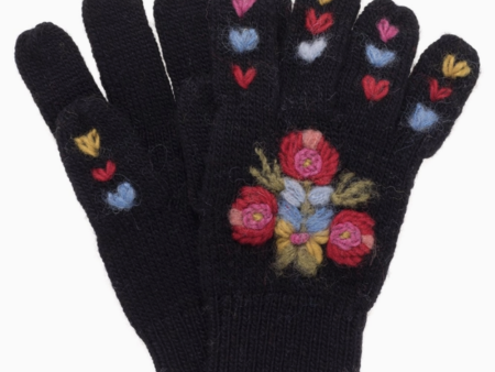 Edith Gloves - Black Online now